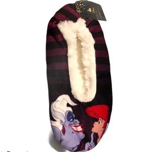 Fuzzy babba slippers the little mermaid
